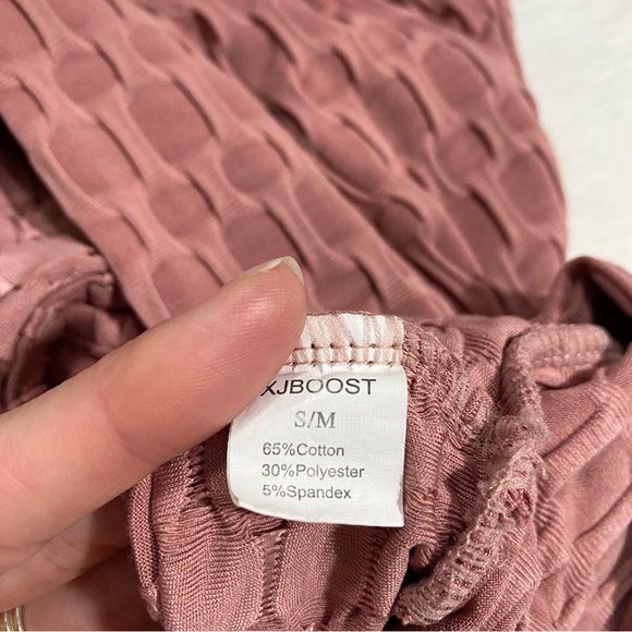 XJ Boost Pink Mauve Racerback Sports Fitness Bra - Picture 3 of 3